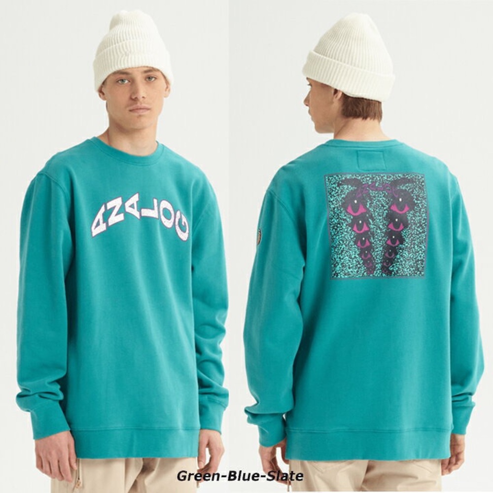 BURTON ANALOG | Teal Graphic Crewneck Sweatshirt **New condition!!
